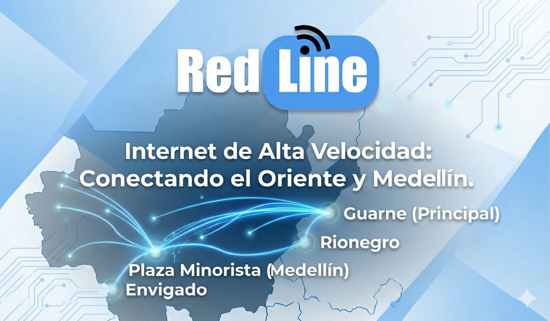 Red Line - Internet de Alta Velocidad conectando el Oriente y Medellín